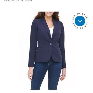 Tommy Hilfiger Women's Navy Blazer